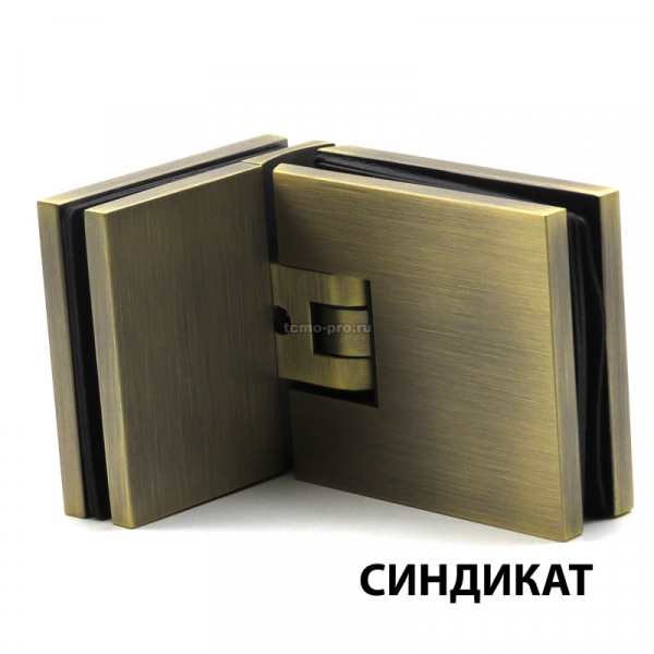 5108-L-G Стеклопетля стекло-стекло 90 градусов