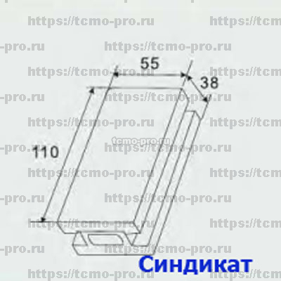 8300D-6 Фитинг нижний