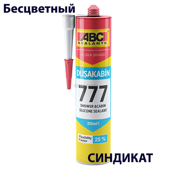 7772800001 ABC 777 Shover&Cabinet, Герметик силиконовый санитарный, 280 мл